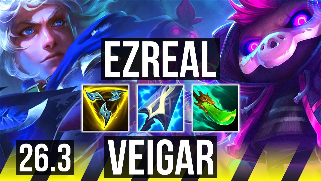 EZREAL & Galio vs VEIGAR & Poppy (ADC) | 74K damage | BR Challenger | 26.3