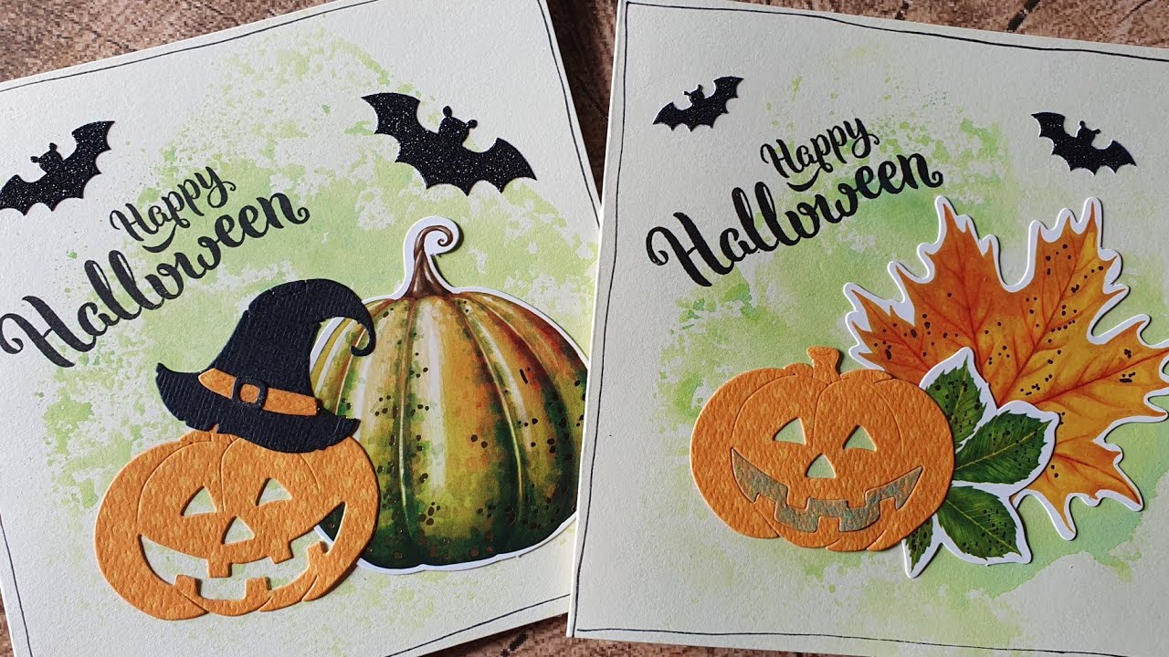 FAIRE UNE CARTE D’HALLOWEEN