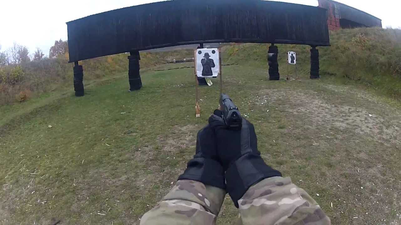 Walther P99 dynamic shooting using HDR Nomex Gloves