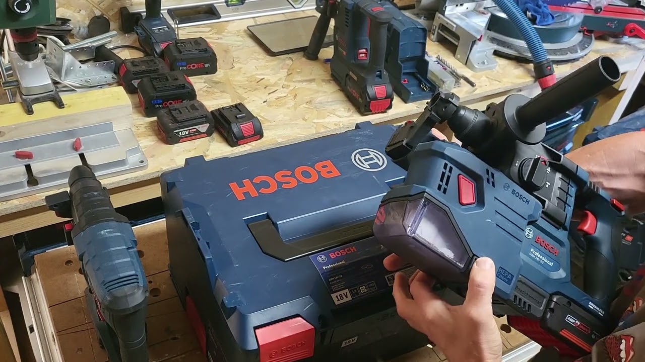 Le GBH 18V-22 Bosch compact leger securisant et performant..