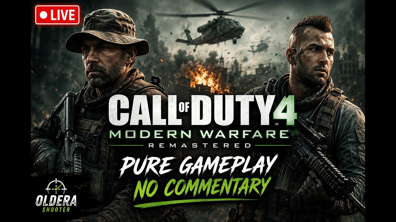 Modern Warfare Remastered LIVE | Pure Gameplay | No Commentary | 1080p 60FPS