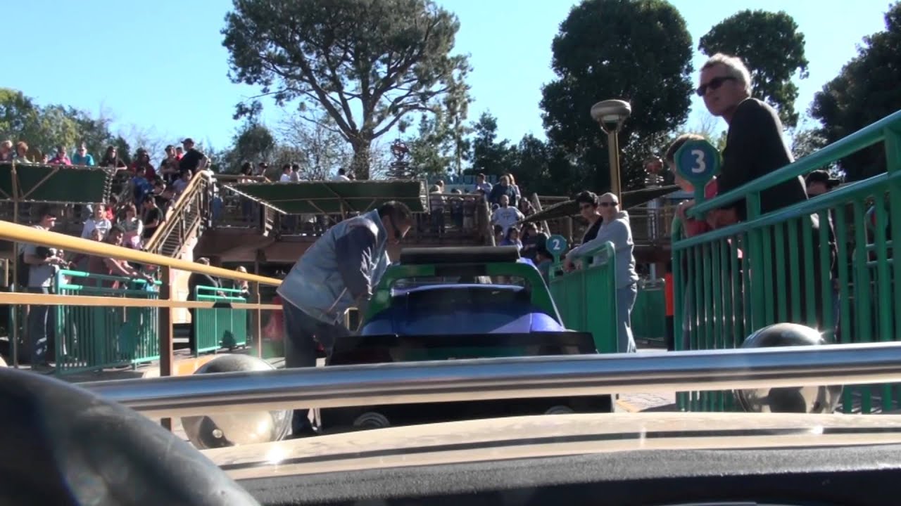 2012 Disneyland Autopia Entrace to Exit POV, Feb 6th HD (108