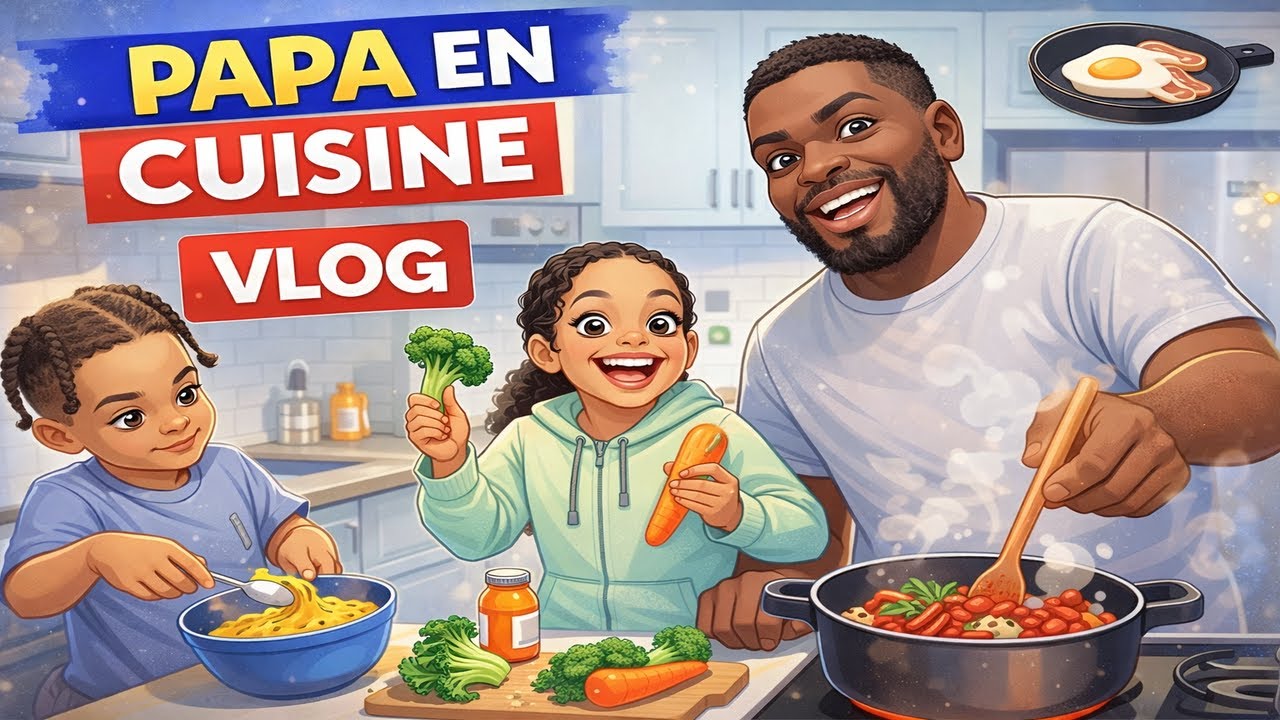 9/52 Papa cuisine avec les enfants - Tout le monde se régale