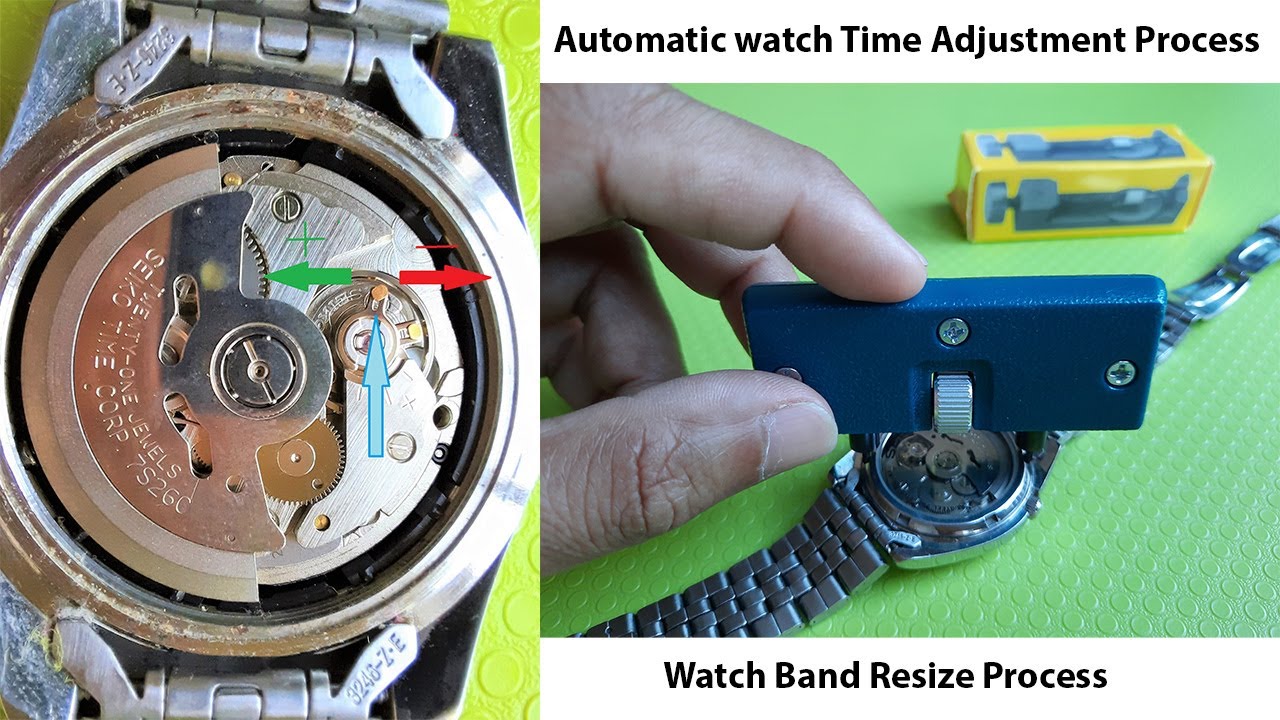 How to Resize | Adjust a Watch Band | How to Adjust Automatic Watch Time in Urdu & Hindi