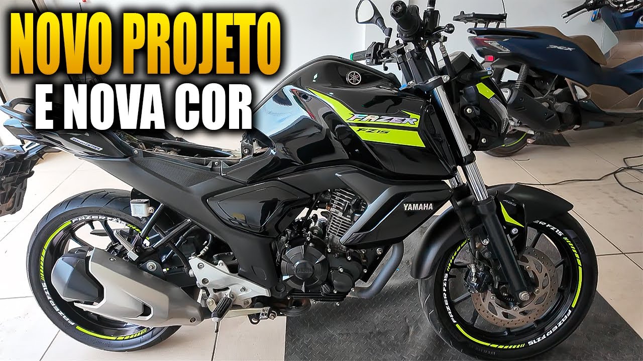 FZ15 DE CARA NOVA NOVA COR COM A PENAS UM DETALHE A MOTO FICOU OUTRA