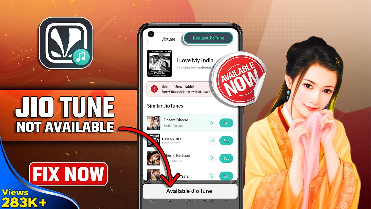Jiotune Unavailable ko Available kaise kare | How to Set Jio Tune Which is Not Available