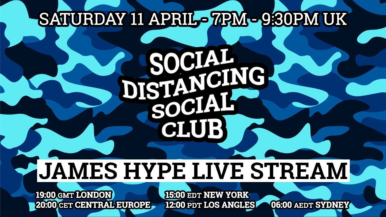 James Hype - Live Stream [SECRET LOCATION] #stayhome
