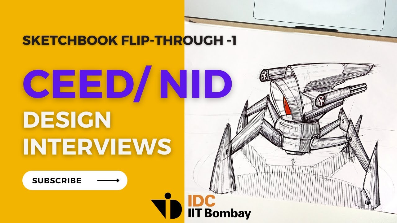 Product Design Portfolio CEED/NID | Design Interview | How I got into IIT Bombay