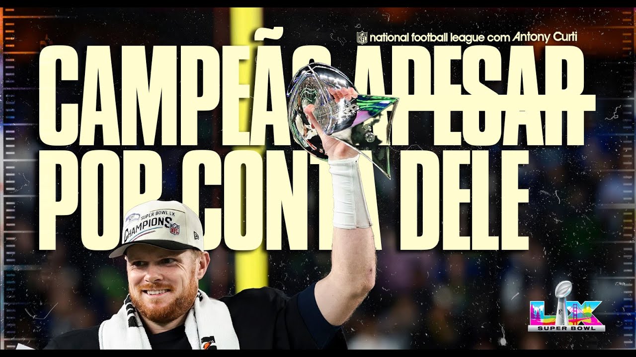 Defesa amassa, Darnold joga de maneira firme e Seahawks s&atilde;o campe&otilde;es do Super Bowl LX