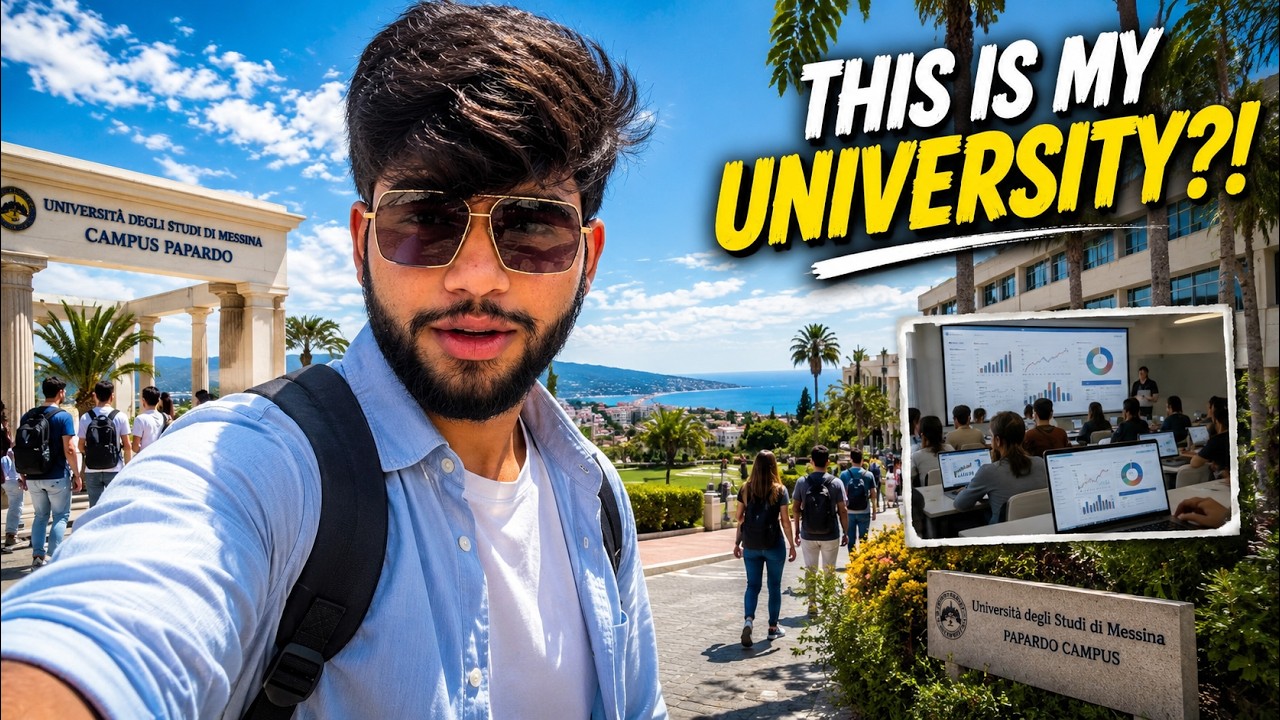 University of Messina Papardo Campus – My First Day Experience! 🎓