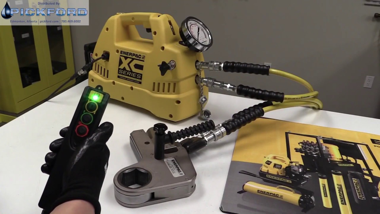 Pendant Operation - XC Series Hydraulic Torque Wrench Pump - Enerpac