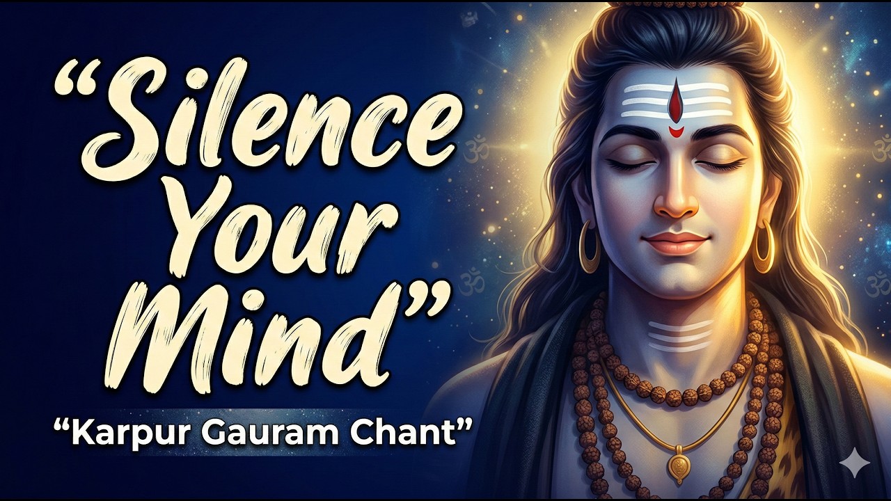 Relax Your Mind with Shiva Chant | Peaceful Meditation Music | Karpur Gauram Karunavataram