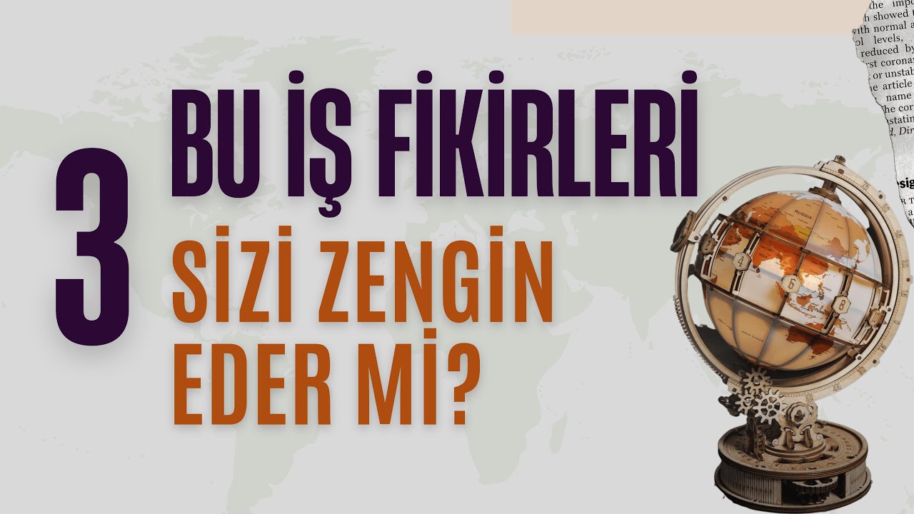 Kimsenin Bilmediği 5 İş Fikri! - #3  | Yurt Dışından Trendler | Girişimcilik Yolu