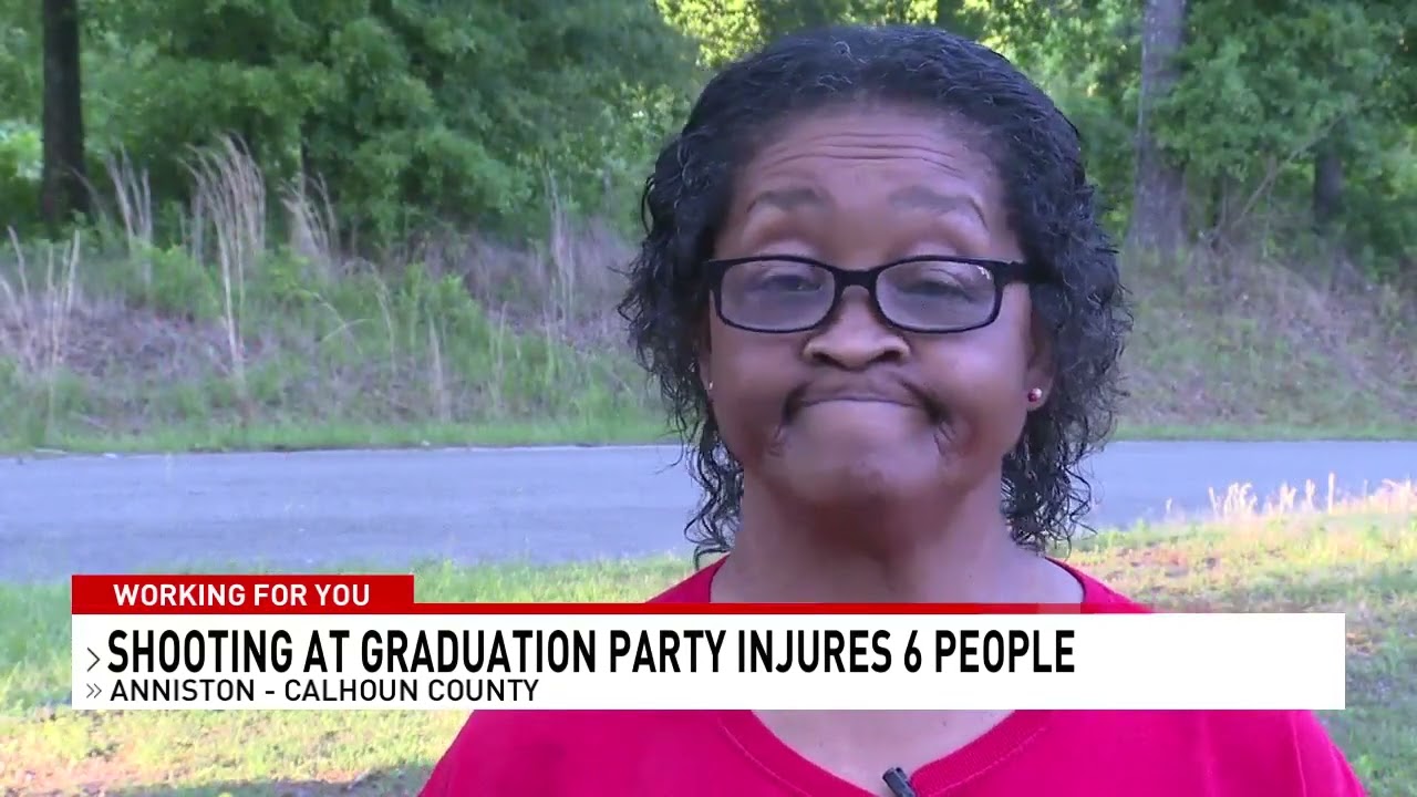 Six people shot at graduation party in Anniston