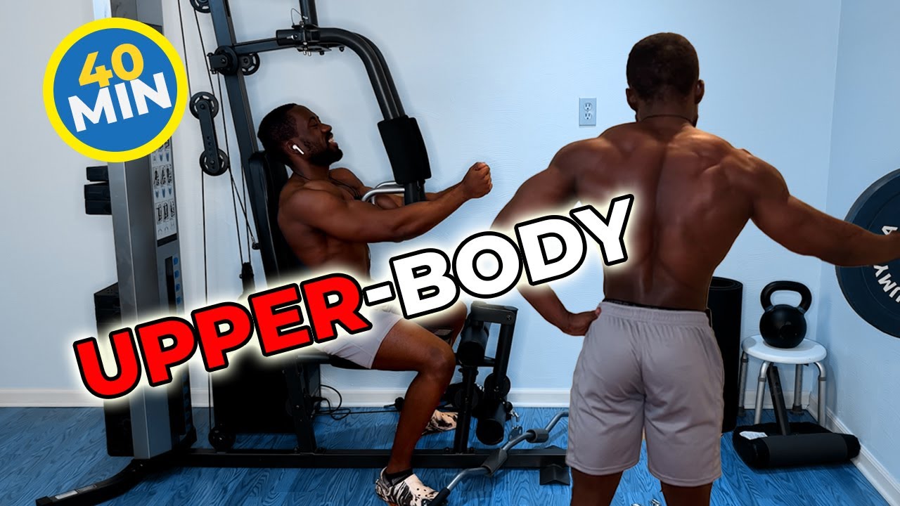 40 Minute Upper Body Workout | Multi Gym Exercise Machine Follow- Along