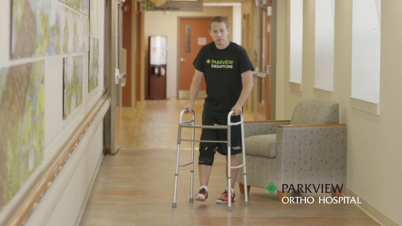 Using a Walker: Sitting and Standing &ndash; Non Weight-Bearing