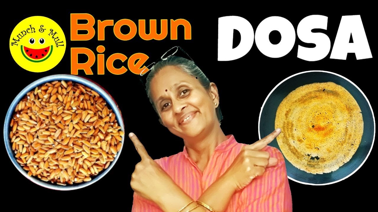 How to make Brown Rice Dosa Batter Recipe | Brown Rice Dosa for Weight Loss