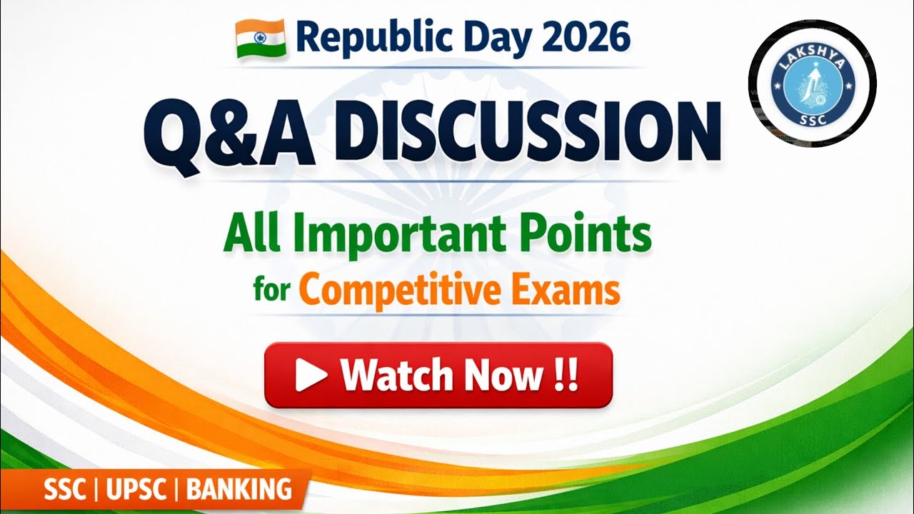 Republic Day 2026 🇮🇳Q&A Discussion | All Important Exam PointsPerfect for last-minute revision ✔️