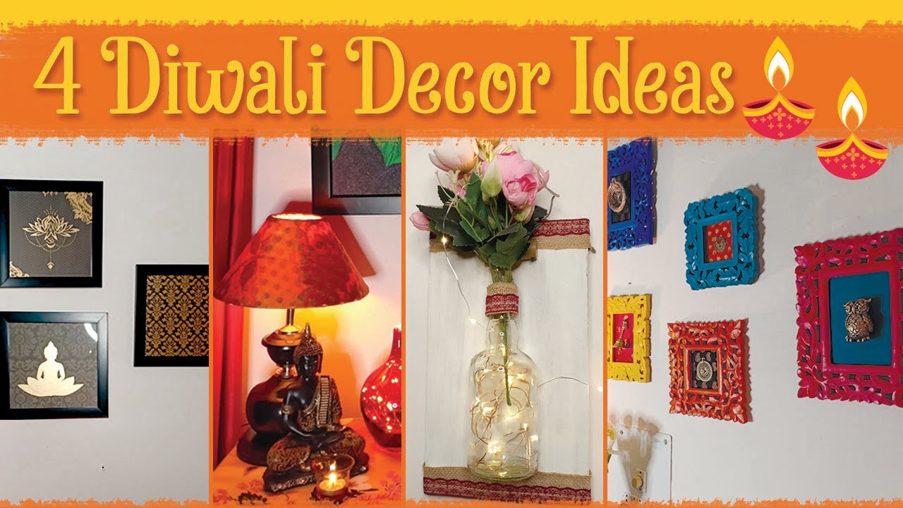4 Easy Diwali DIY | Festive Decor Ideas | Diwali DIY