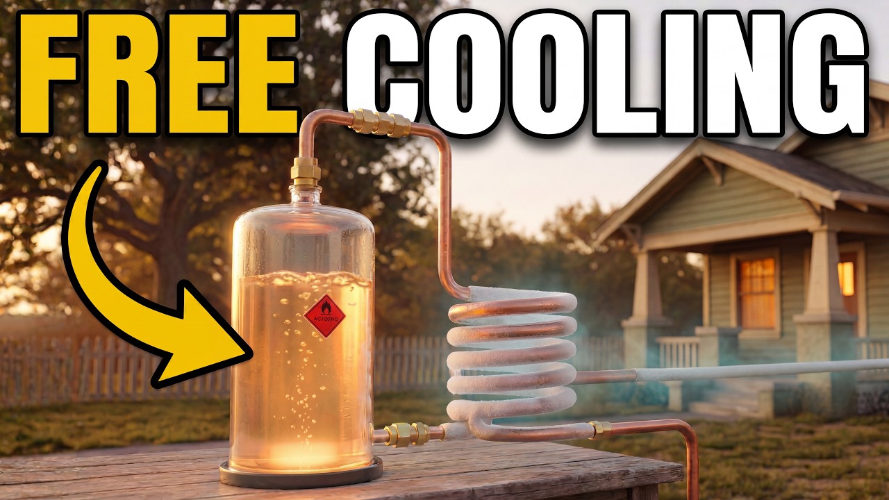 This $45 Ammonia Loop Revolutionizes Home Cooling Into a Geothermal Freezer. Why Restricted?