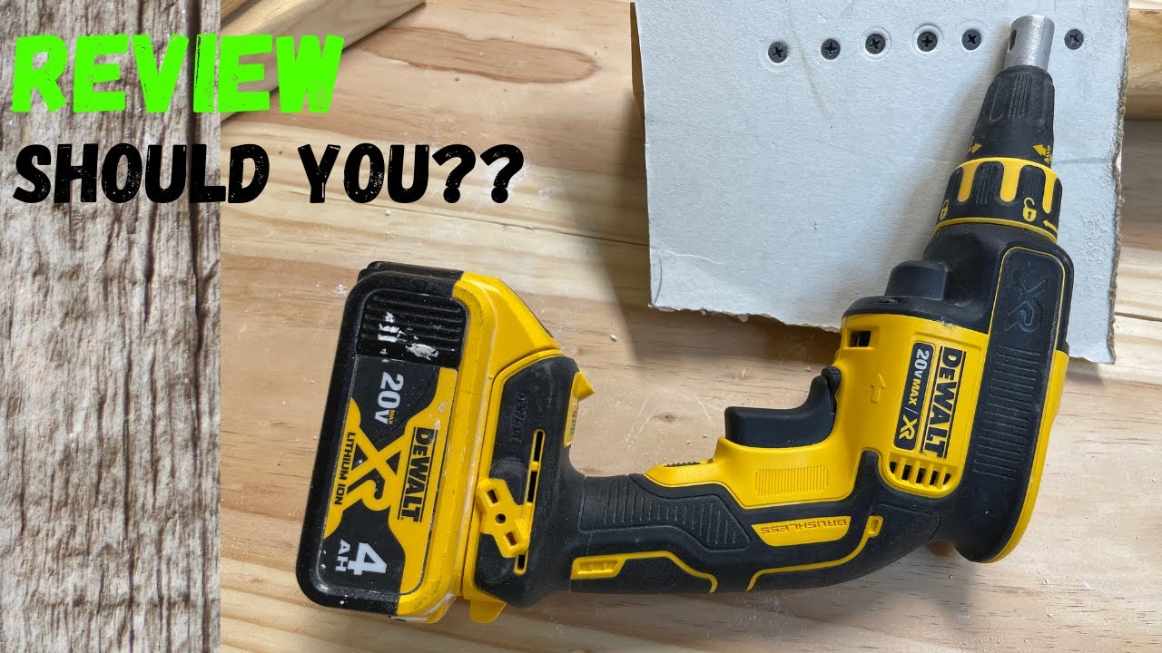 Обзор пистолета для гипсокартона DeWalt DCF620