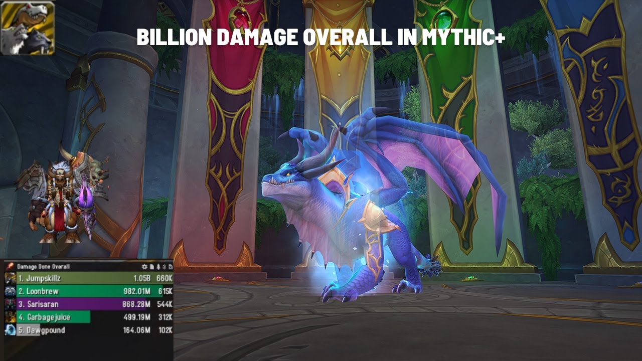 BM Hunter x Billion Damage Overall In Mythic+! 10.2.7 #WorldofWarcraft #Dragonflight