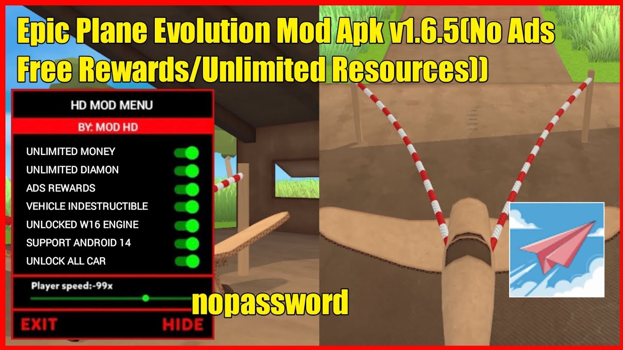 Epic Plane Evolution Mod Apk v1.6.5(No Ads Free Rewards/Unlimited Resources)