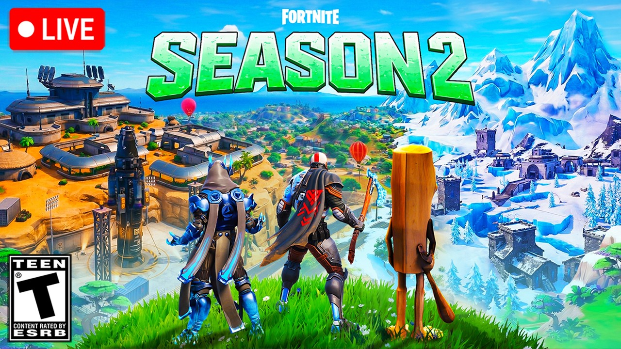 *NEW* FORTNITE SEASON 2 NEW SKINS ITEM SHOP COUNTDOWN! NEW SKINS OUT NOW!! (LIVE)