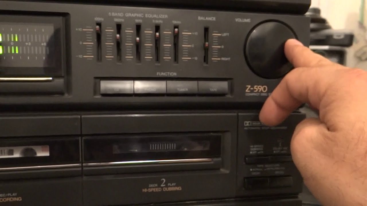 MINICOMPONENTE AIWA Z-590 ARGENTINA 1989