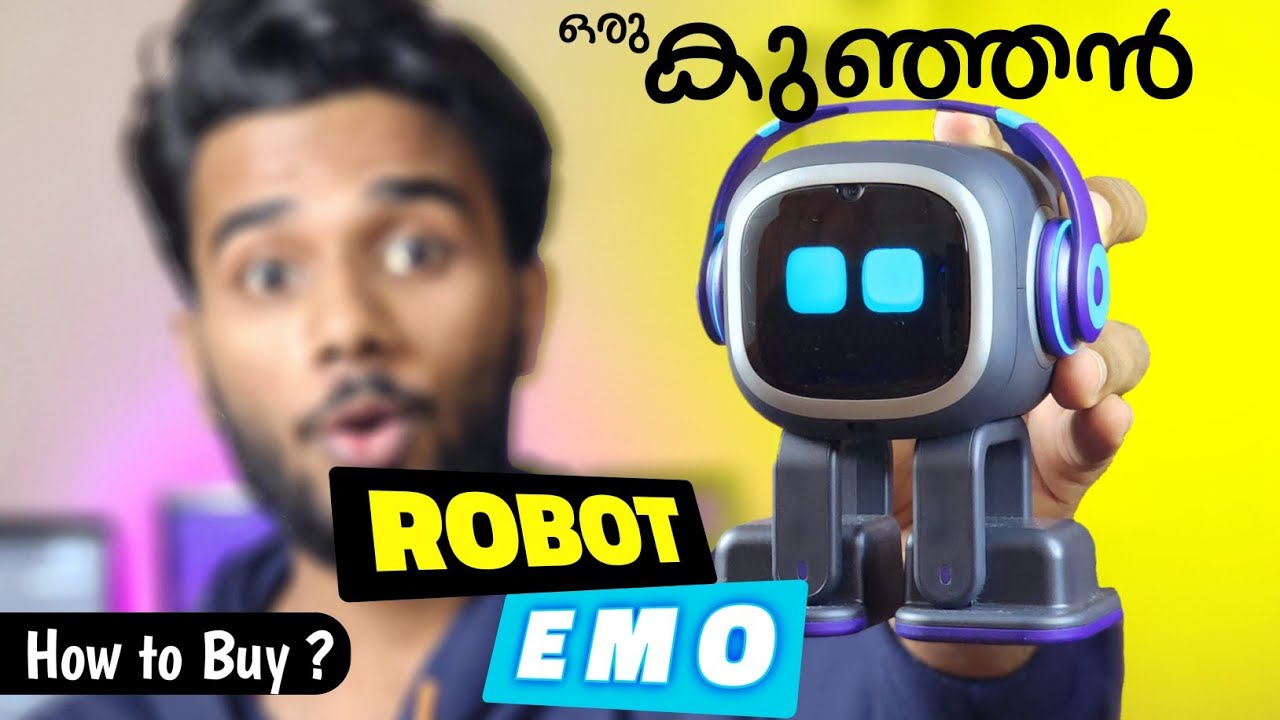 ഇവനാണ് EMO 🔥 Emo Robot AI Pet Review (Malayalam) How to Buy Emo Robot