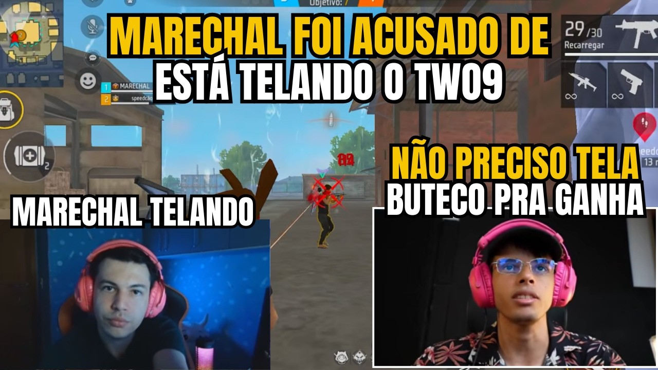 MARECHAL FOI ACUSADO DE ESTÁ TELANDO O TWO9 NO APOSTADO!!!