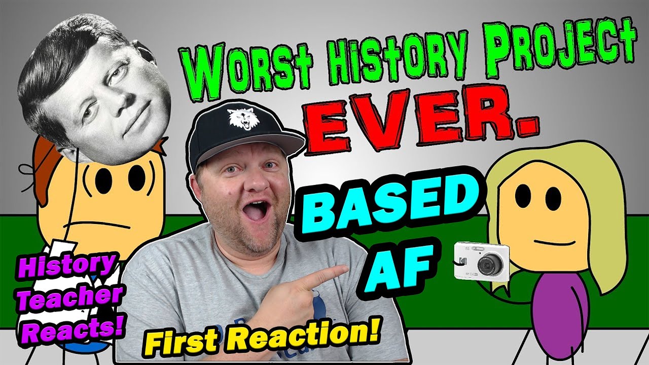 History Teacher Reacts to the Worst History Project EVER | Brewstewfilms