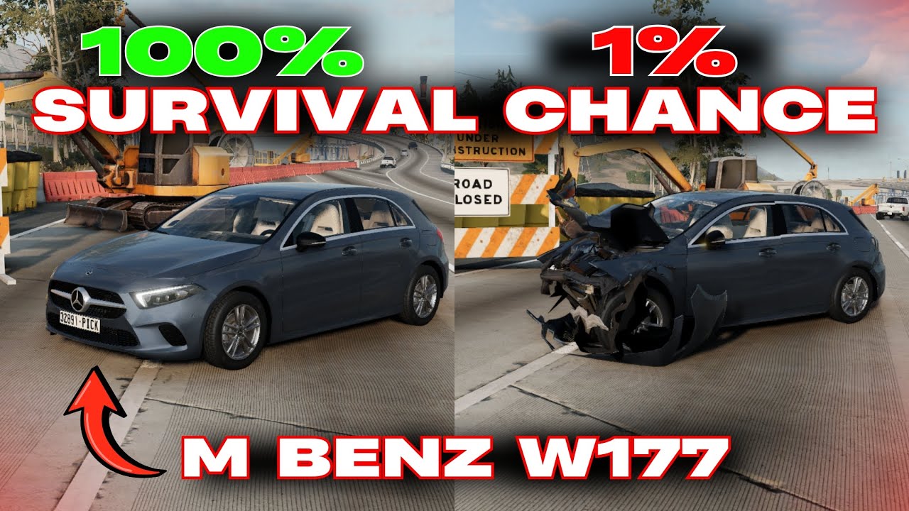 Realistic High-Speed Car Crashes in BeamNG Drive #7 | Ultra-Detailed Crash Compilation