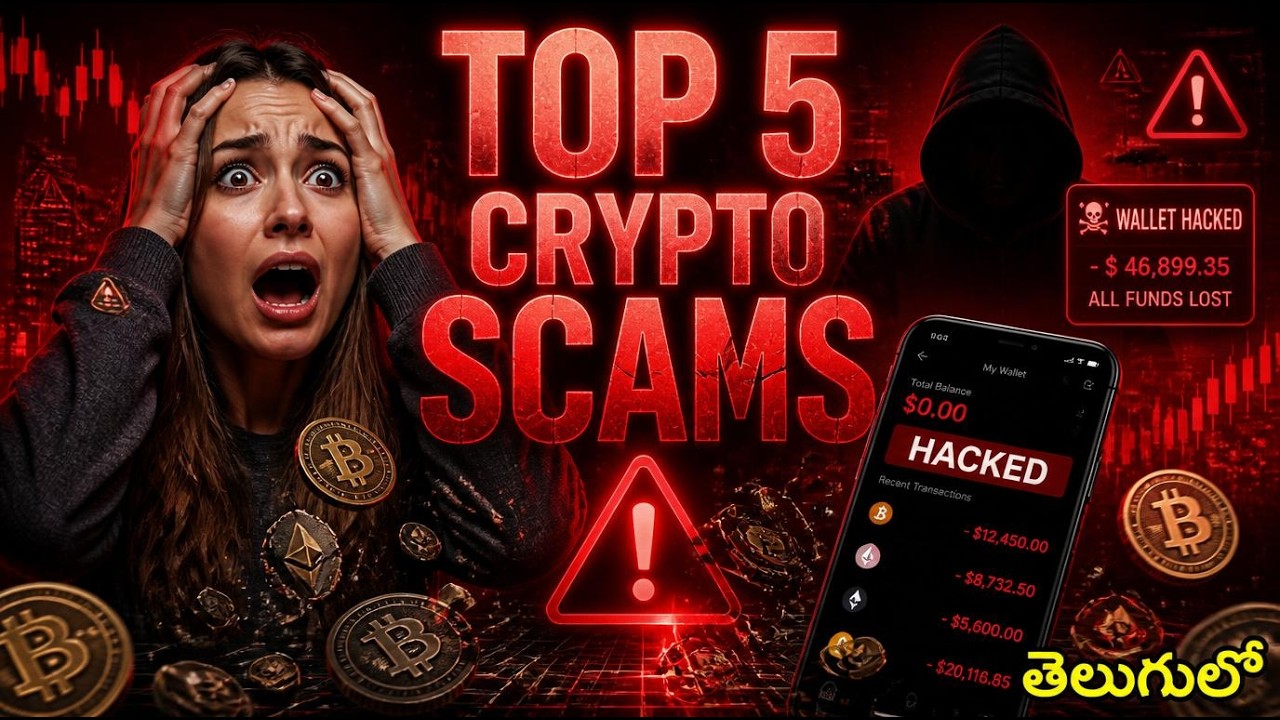 Top 5 Dangerous Crypto Scams | 90% of Beginners Fall for These Mistakes!