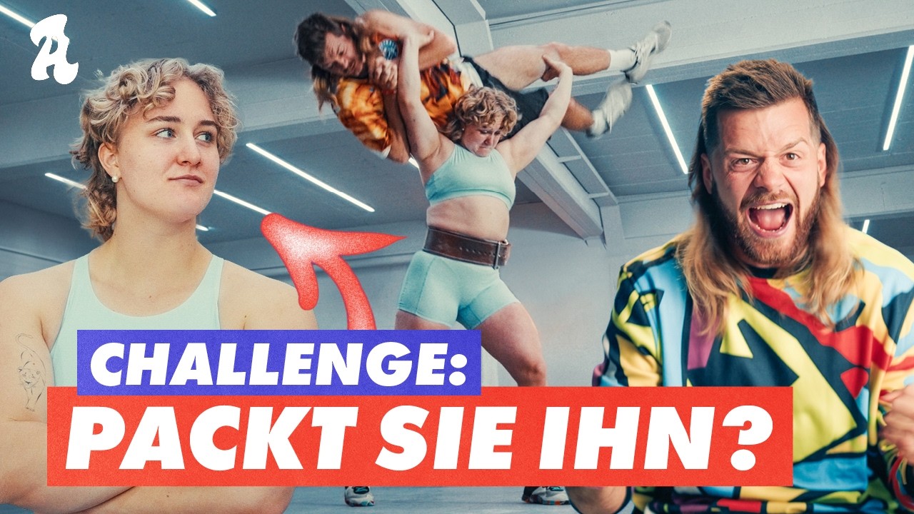 Kann sie Jan Schlappen stemmen? Challenge mit Gewichtheberin Kiara Klug und Jan Schlappen / ATHLETES