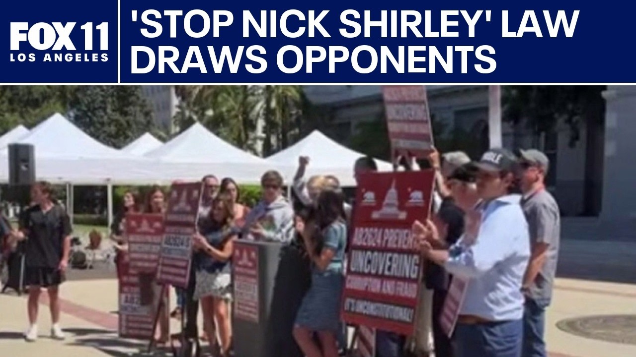 'Stop NIck Shirley Act' opponents rally in Sacramento