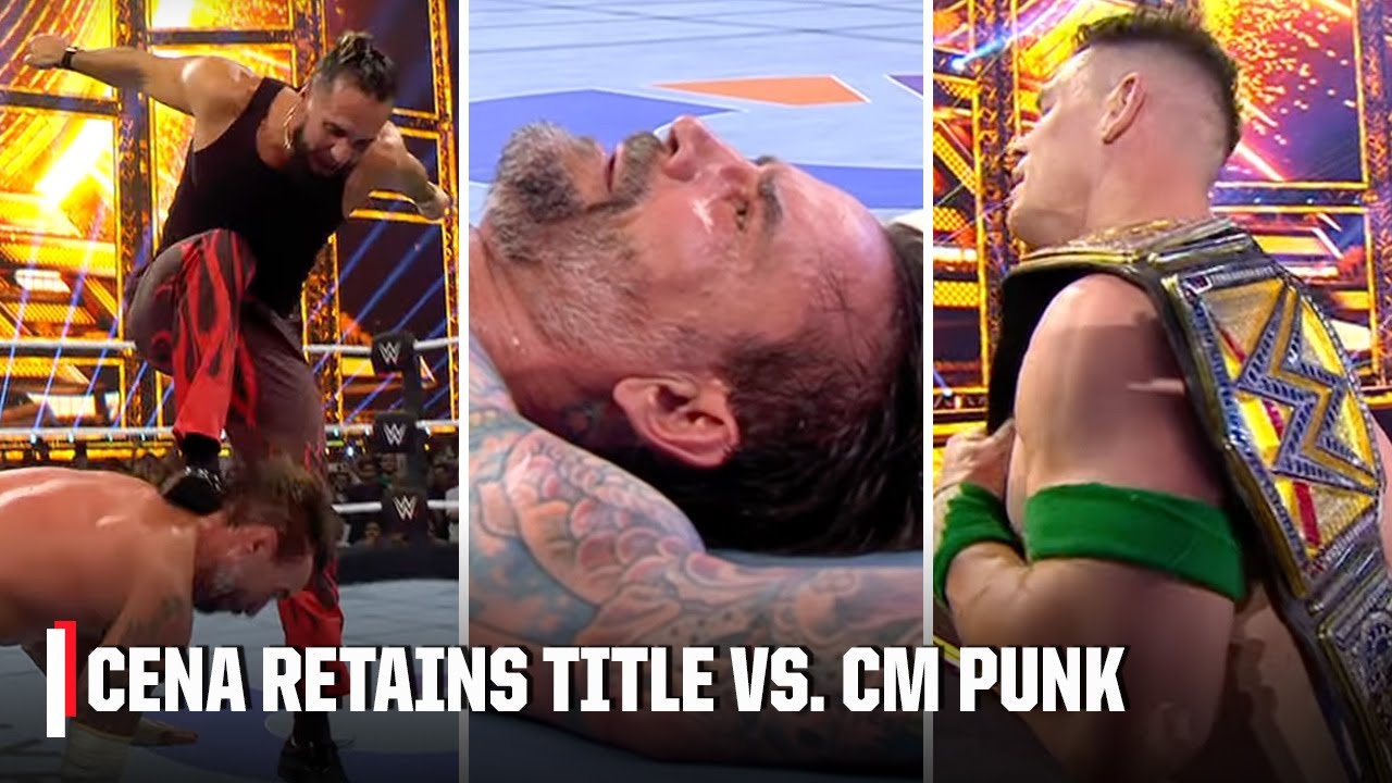 Seth Rollins costs CM Punk the championship vs. John Cena at Night of Champions 👀 | WWE on ESPN