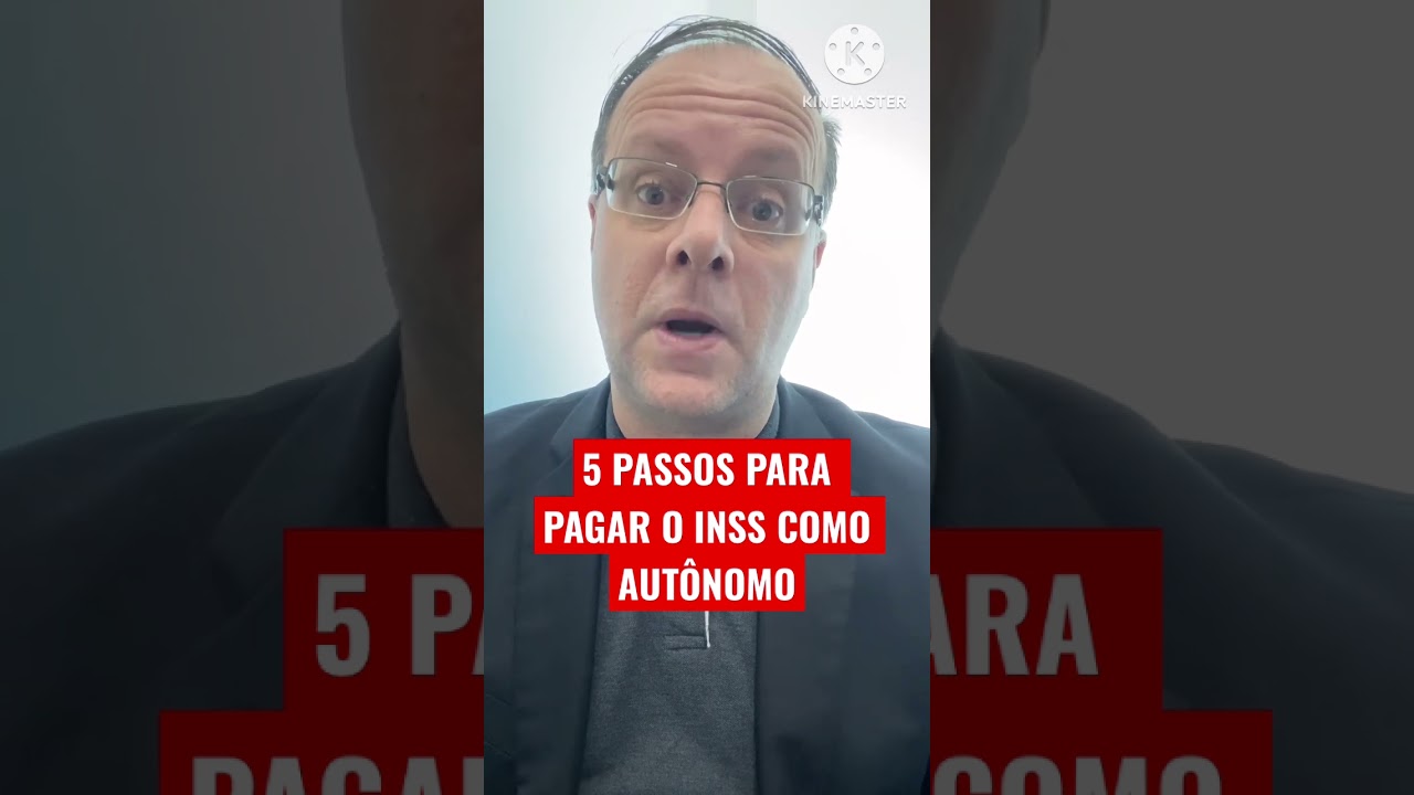 5 PASSOS PARA PAGAR O INSS COMO AUT&Ocirc;NOMO #news