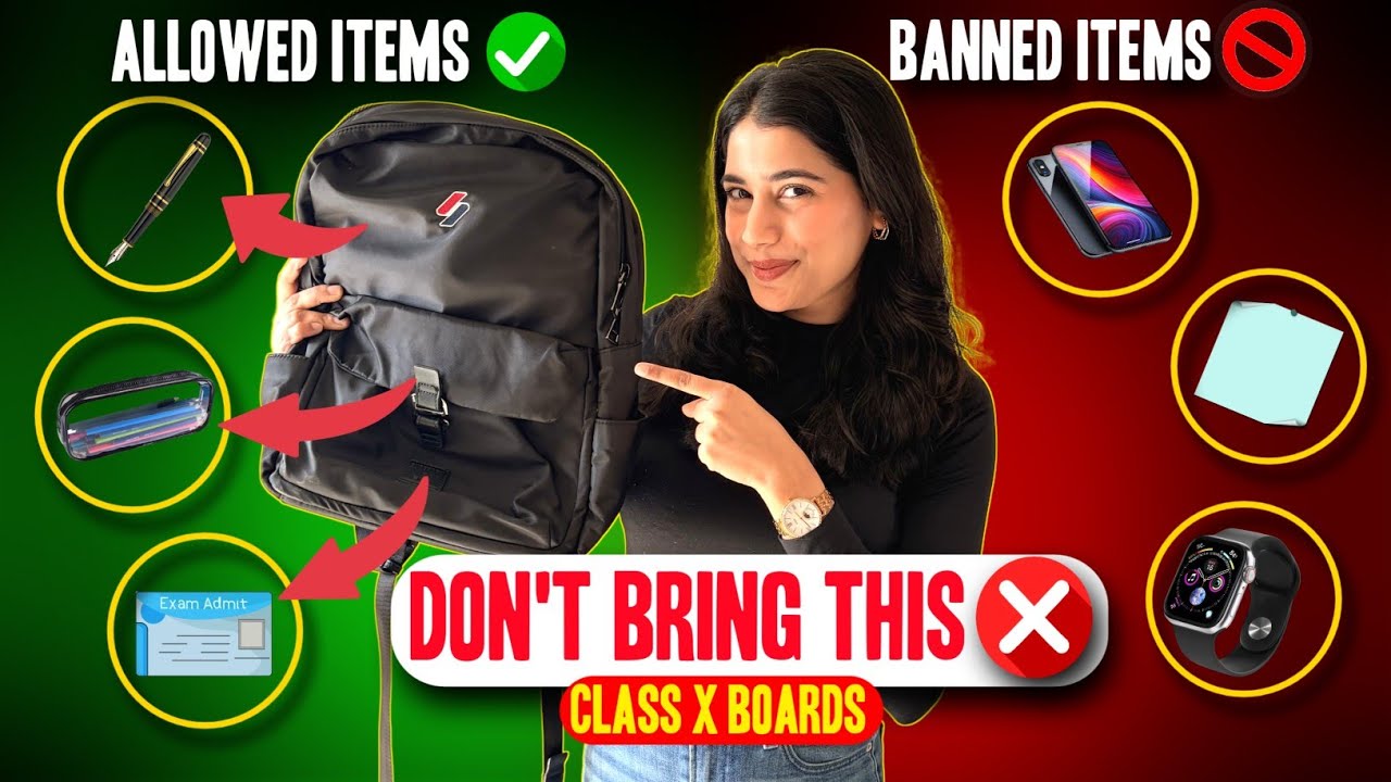 Board Exam Bag Checklist 2026 | Allowed & Banned Items for Class 10