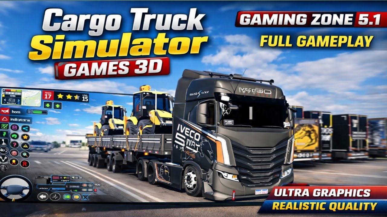 Euro Truck Offroad Transport Simulator 🚚| Realistic Cargo Truck Driving Gameplay | Ultra Graphics 3D