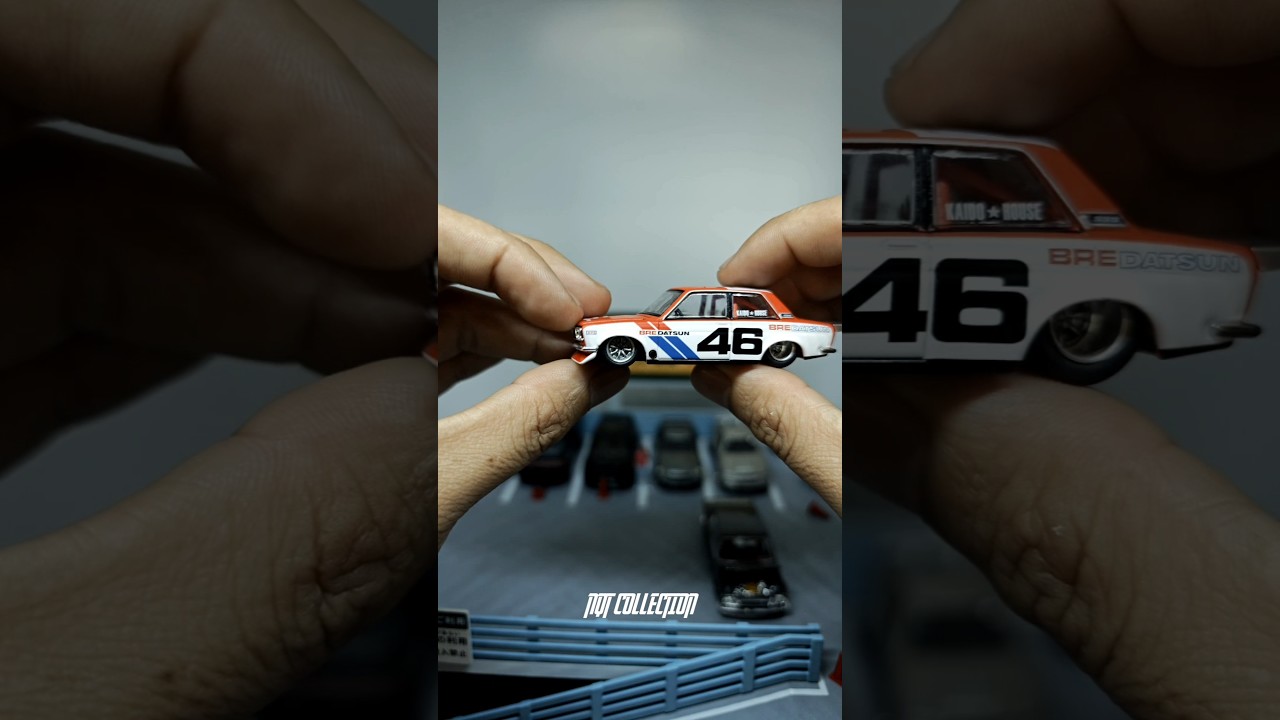 Unboxing Diecast 1:64 MiniGT x Kaido House Nissan Datsun 510 Pro Street BRE V2