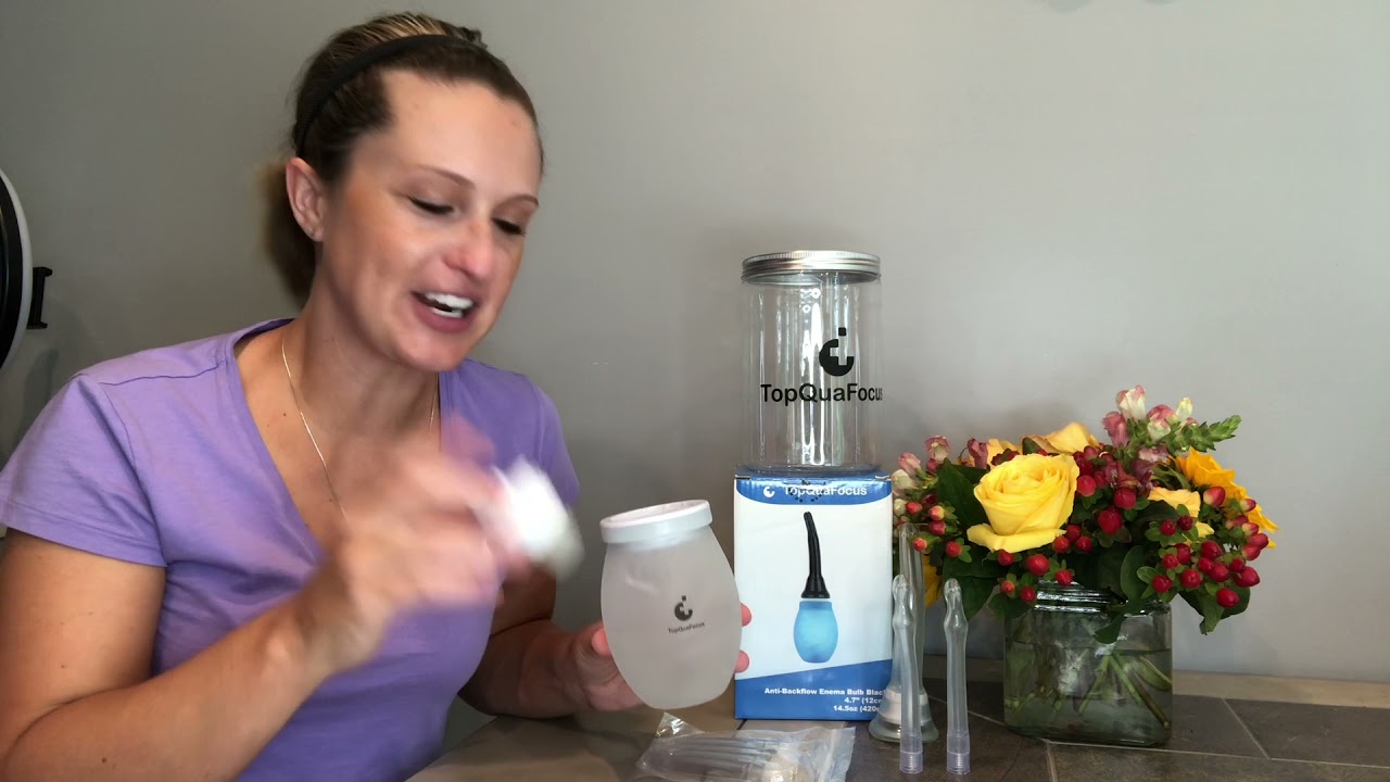 Review of TopQuaFocus Large Dual Mode Enema Bulb Enema Kit Douche Kit with 14oz / 420ml (Clear)