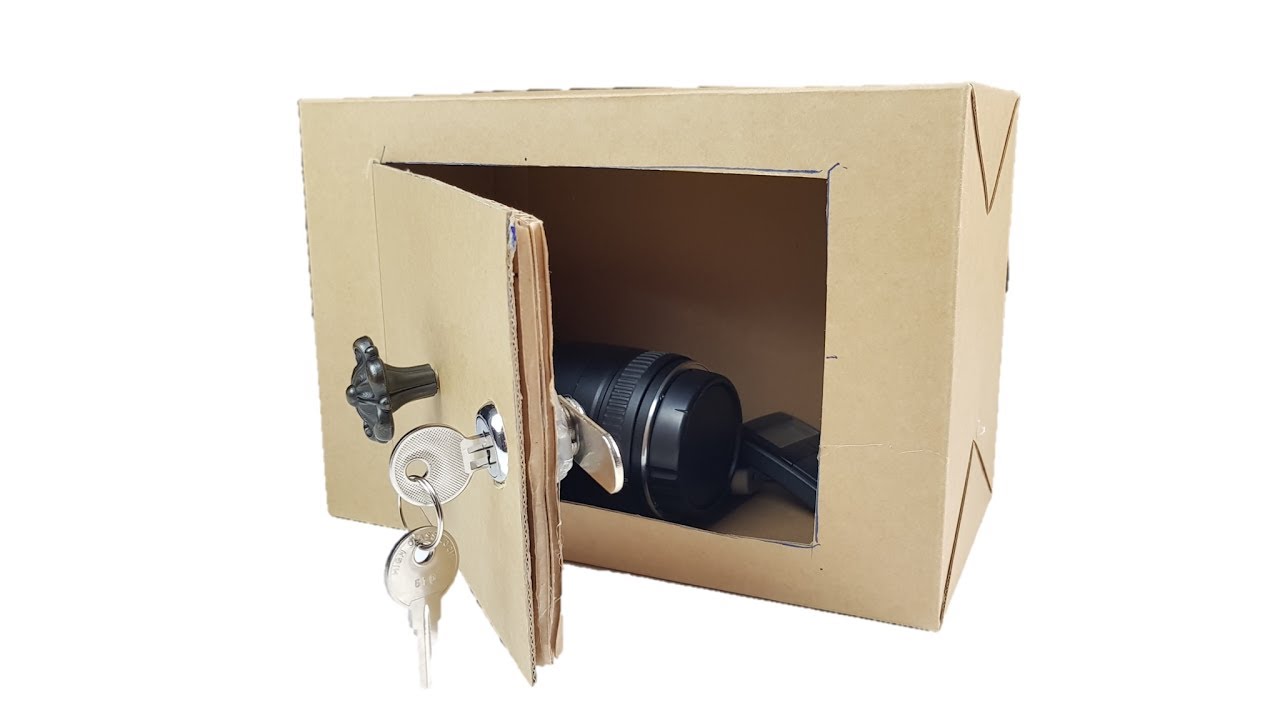 How to Make a Safe Locker with Key/ From Cardbord