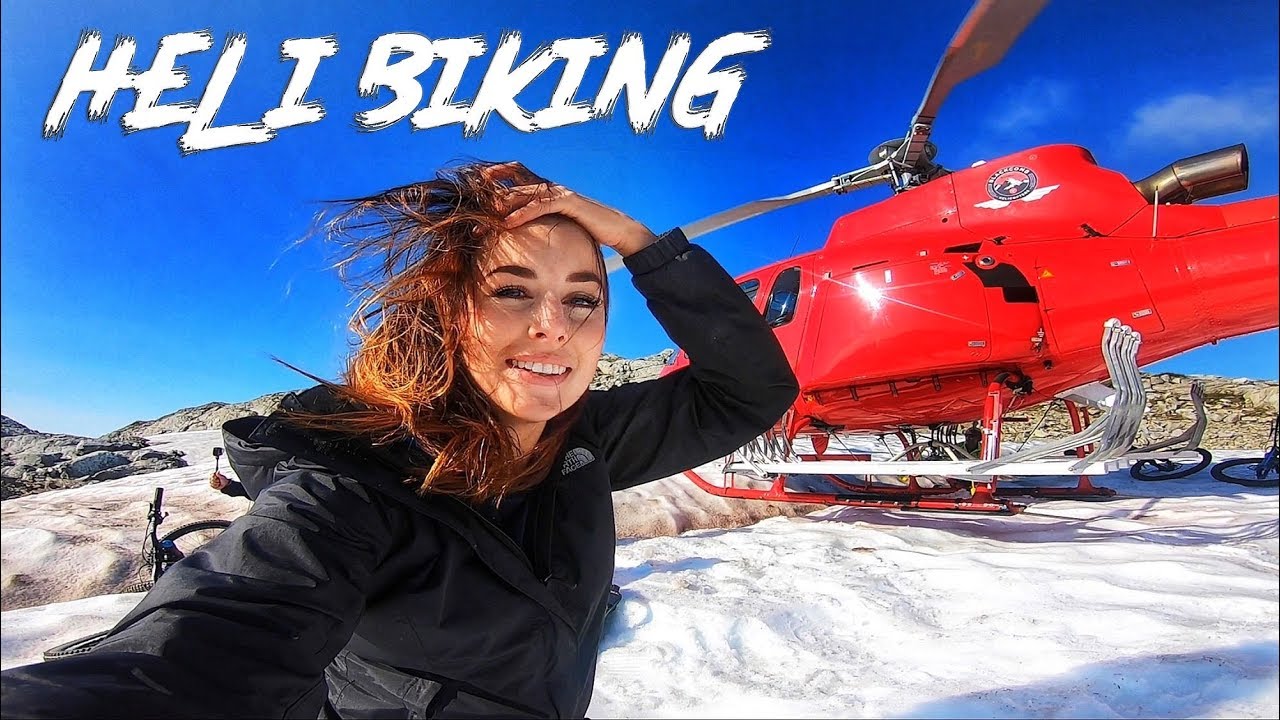 Heli Biking in Whistler Kanada l Heli Drop l MTB l MISS PEACHES Vlog #102