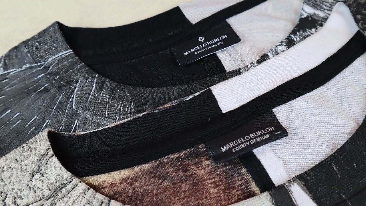 Настоящая футболка Marcelo Burlon Wings против подделки | Как отличить подделку Marcelo Burlon