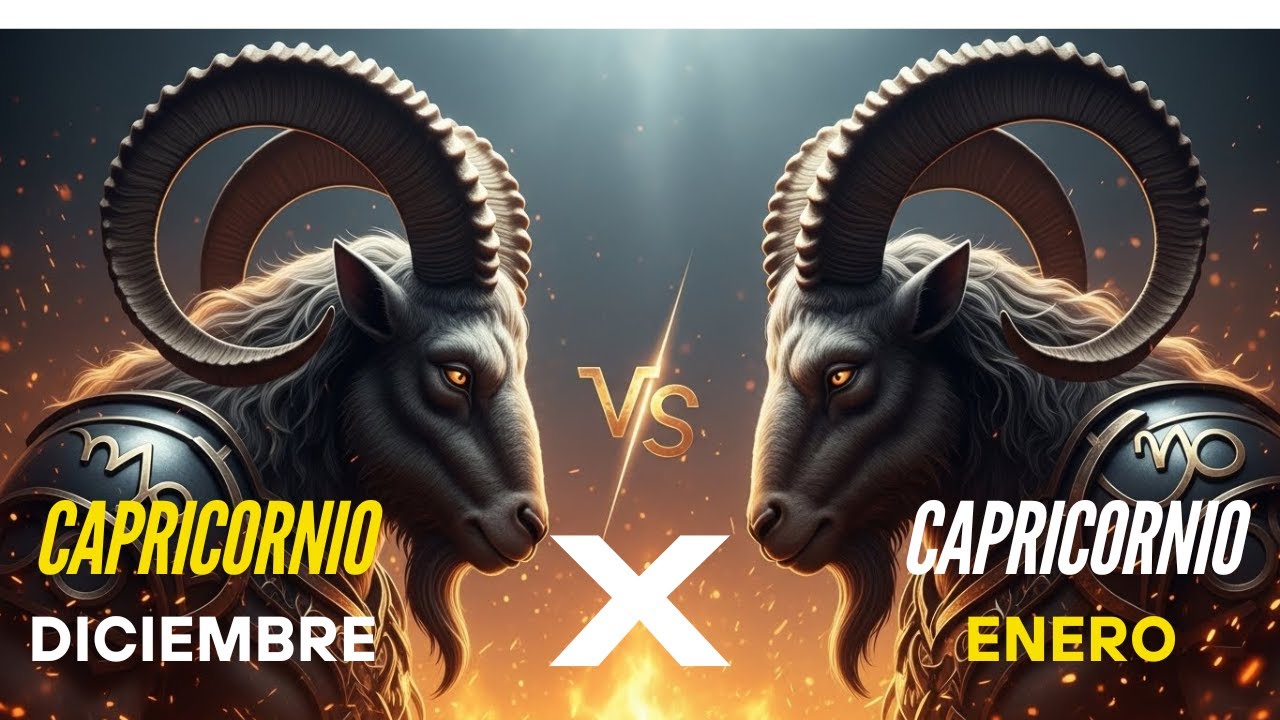 5 DIFERENCIAS ENTRE CAPRICORNIANOS DE DICIEMBRE Y DE ENERO. ¿CUÁL DE ELLOS ERES?