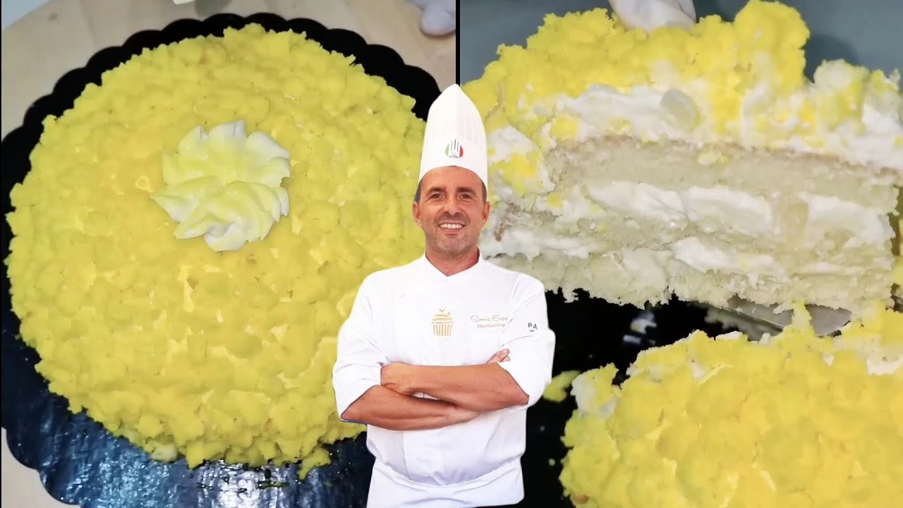 TORTA MIMOSA FATTA IN CASA.Ricetta spettacolare con ottimo risultato assicurato.Corso di pasticceria