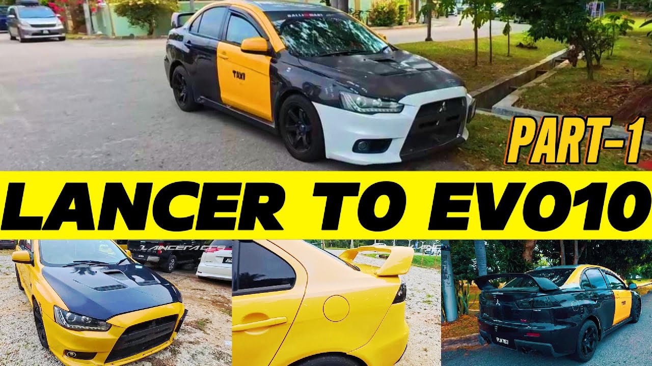 Mitsubishi Lancer GT Convert Widebody Evo10 Ori - Depan Sampai Belakang Fuhh! - Part1