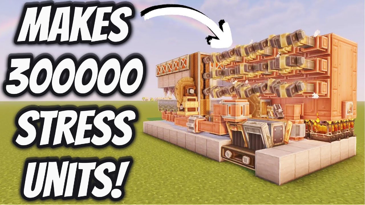 This Steam Engine Makes 294912... Here's How I Made It | Minecraft Create Mod Tutorial