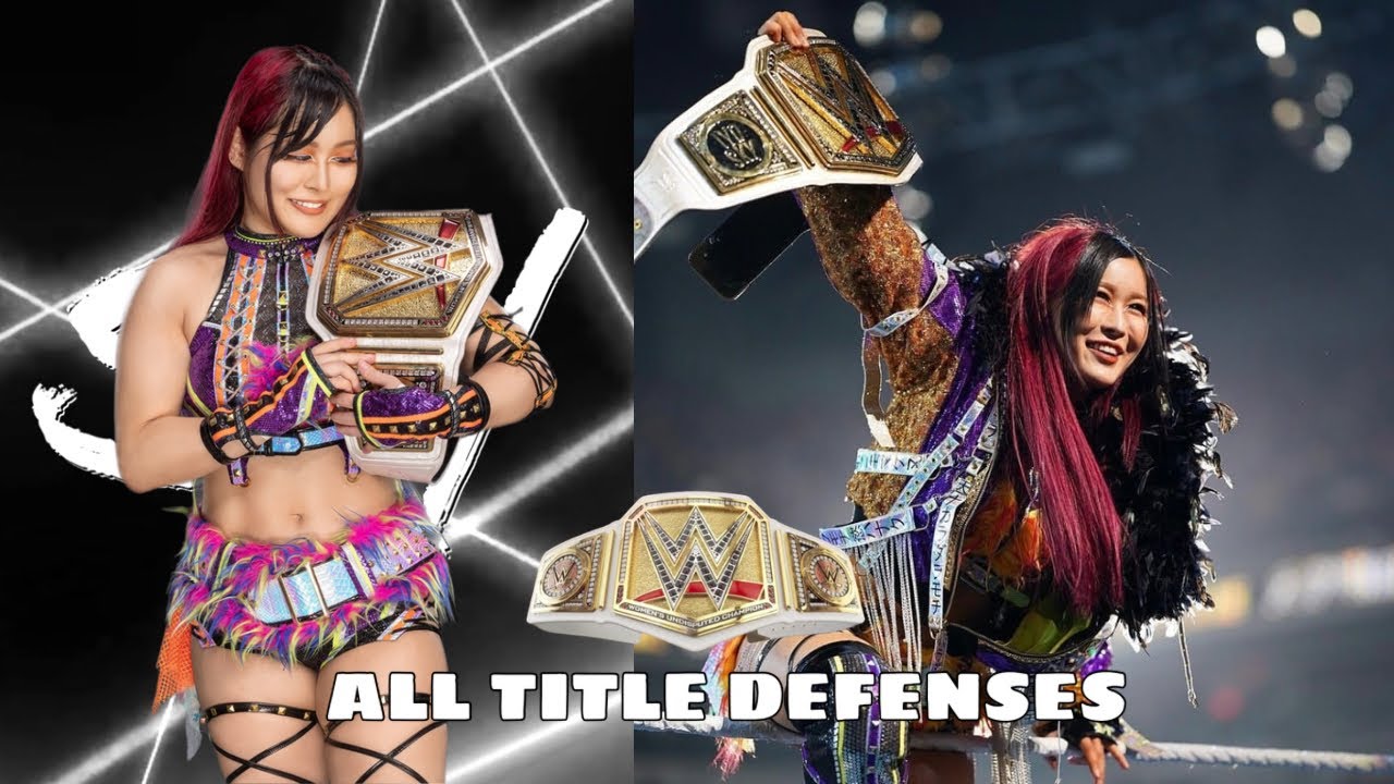 IYO SKY ALL WWE WOMEN'S CHAMPIONSHIP DEFENSES - 1ST REIGN